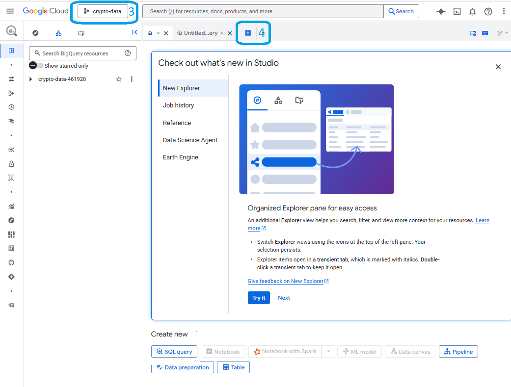 BigQuery Second Page