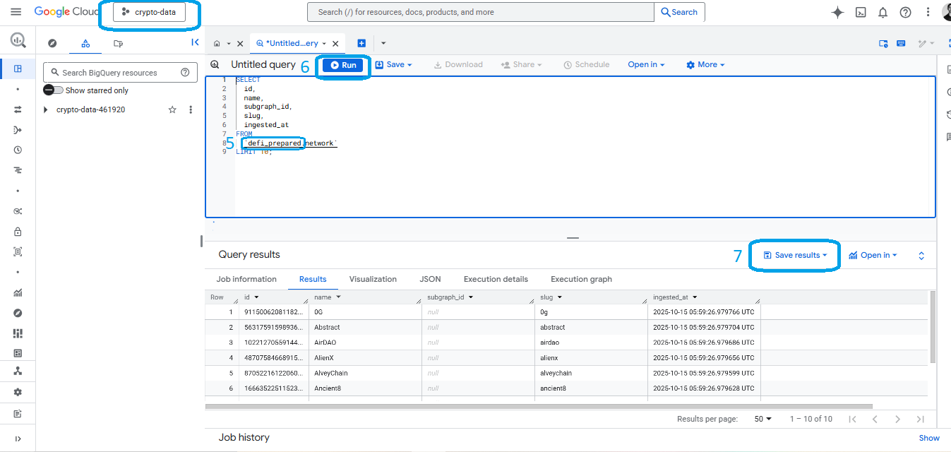 BigQuery Tutorial Third Page